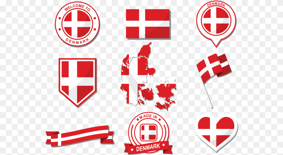 Danish Flag Vector, Logo, Baby, Person, First Aid Png Image