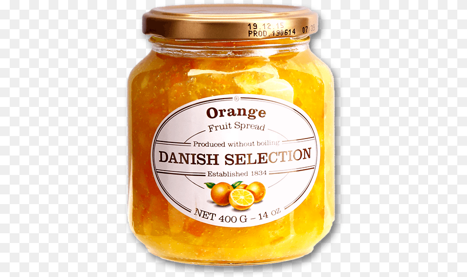Danish Selection Orange Fruit Spread Danish Selection Orange, Food, Jam, Ketchup, Jar Png Image
