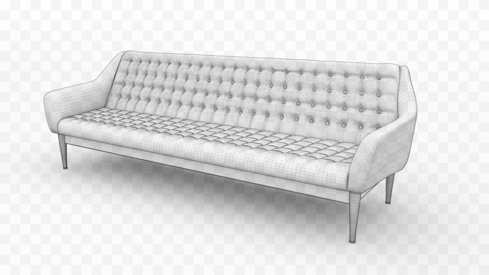 Danish Sofa, Bench, Couch, Furniture Free Png Download