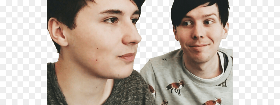 Danisnotonfire And Amazingphil Dan Howell And Phil Lester 2016, Face, Head, Person, Boy Free Png Download