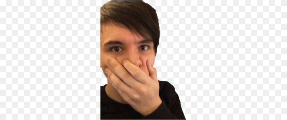 Danisnotonfire Oops Dan And Phil Transparent, Person, Face, Head, Adult Png