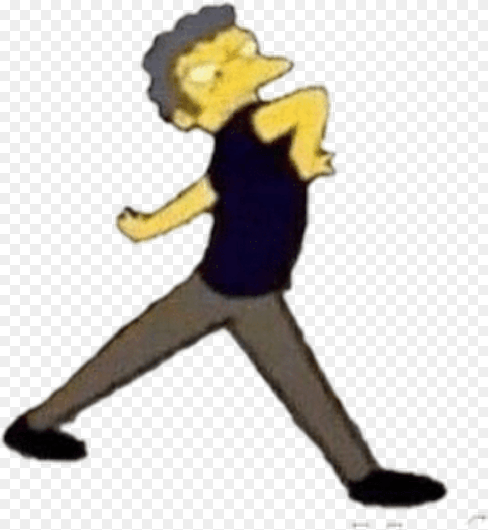 Dank Meme Dankmemes Moe Simpsons Givemoneoftheese Say Some Gangsta Is Dissing Your Fly Girl Meme, Person, Walking, Dancing, Leisure Activities Free Transparent Png