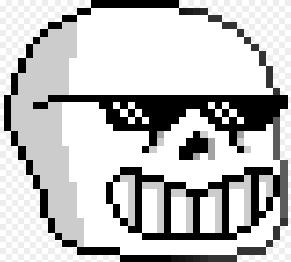 Dank Memes Sans Game Theory Logo, Stencil, Qr Code Free Transparent Png