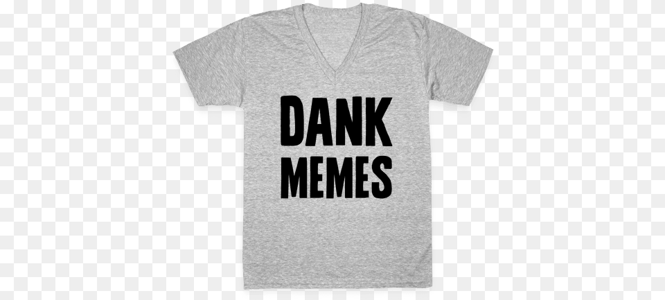 Dank Memes V Neck Tee Shirt H Double Hockey Sticks, Clothing, T-shirt Free Png Download