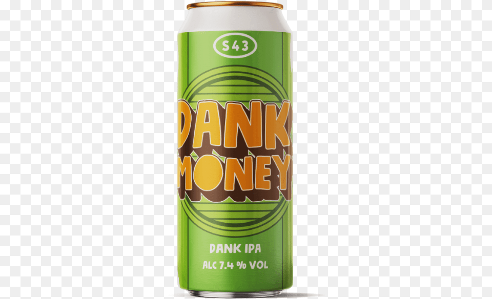 Dank Money Caffeinated Drink, Tin, Can, Alcohol, Beer Png