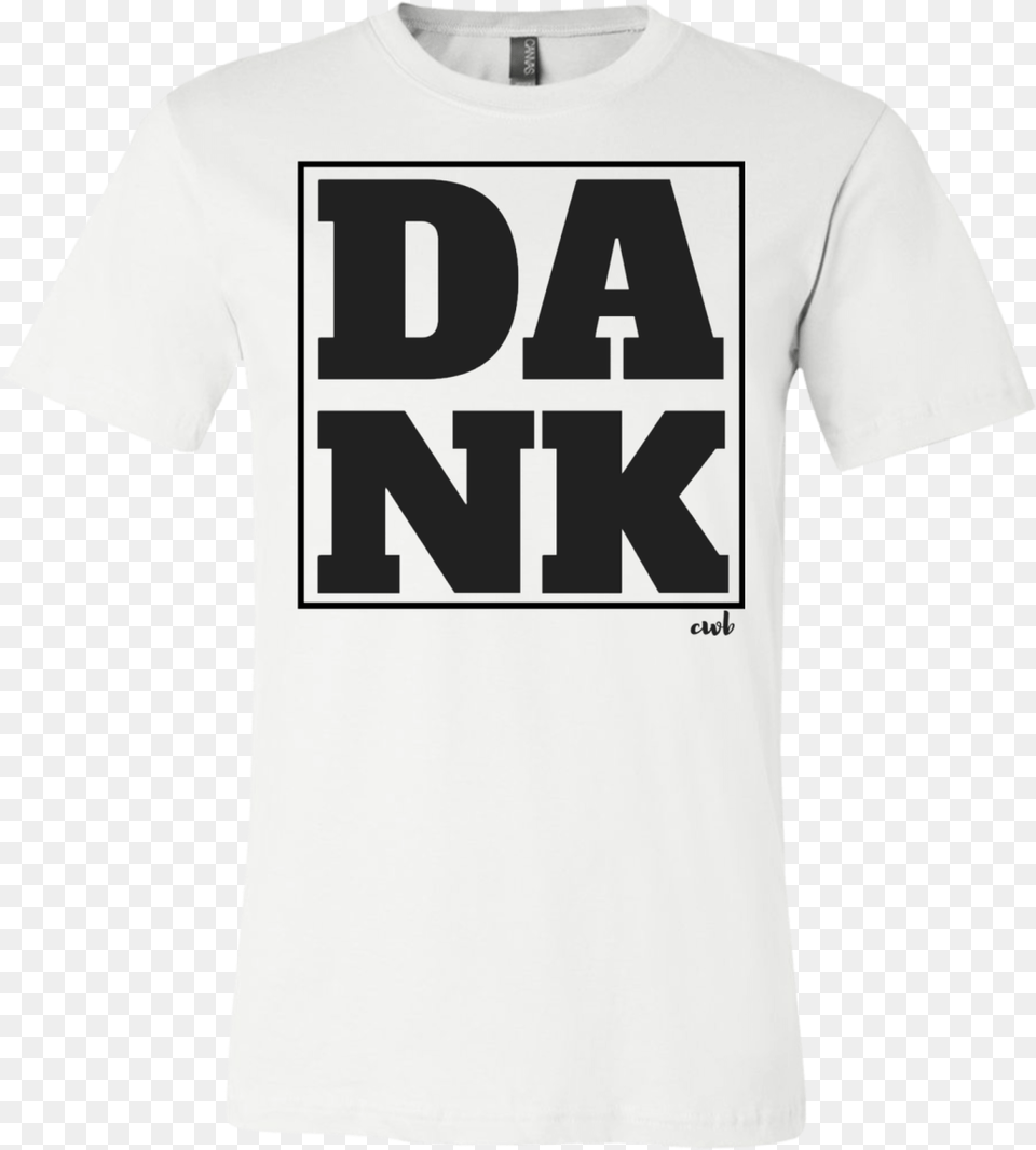 Dank White Fitted Men S T Shirt Active Shirt, Clothing, T-shirt Free Transparent Png