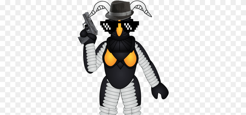 Dank Zetton Cartoon, Clothing, Costume, Person, Gun Png Image