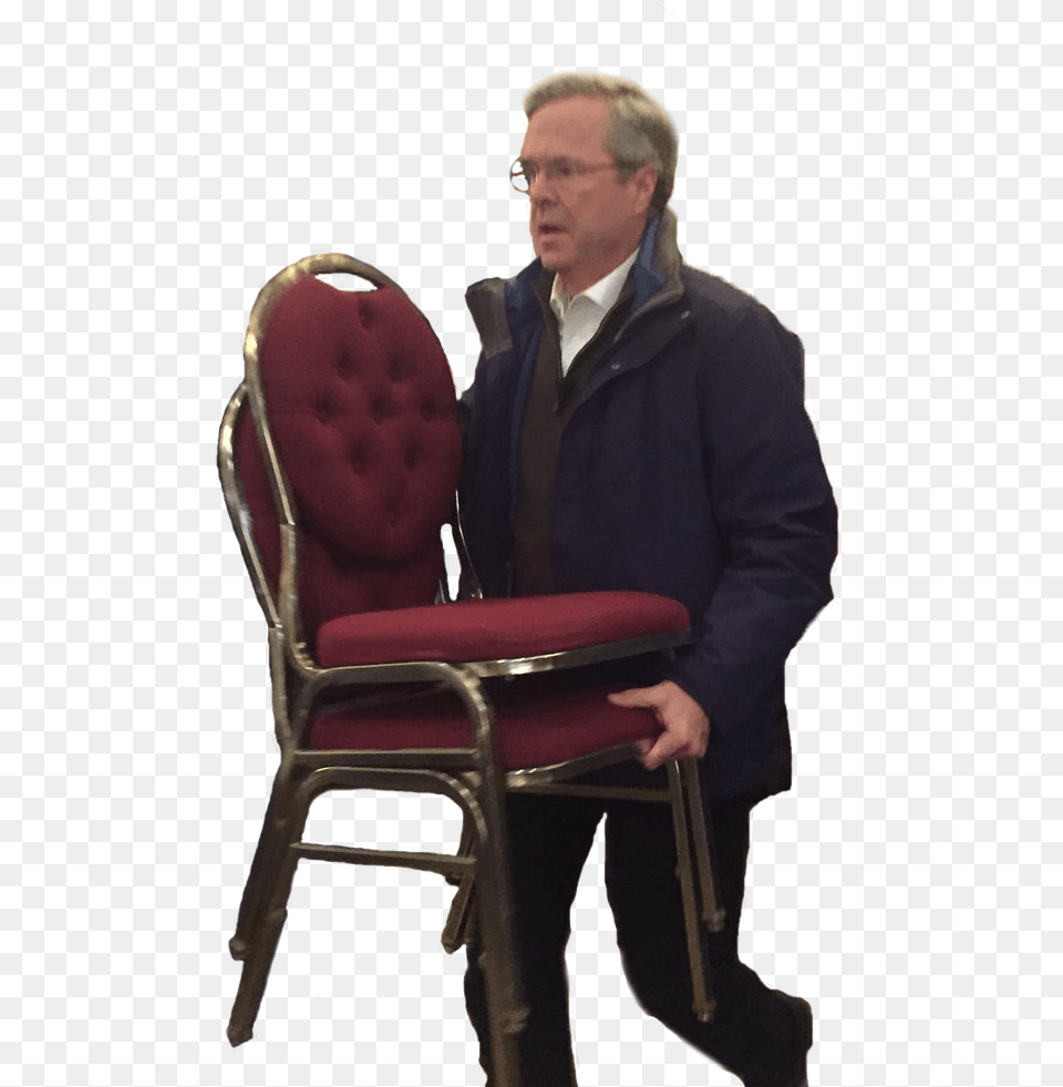 Dankest Jeb Bush Memes Jeb Bush Carrying Chairs, Furniture, Adult, Chair, Male Png