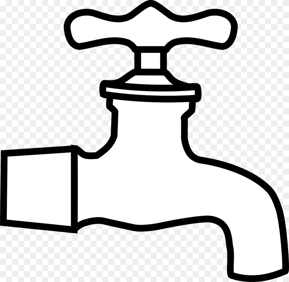 Dankness Faucet Tap Black And White Png Image