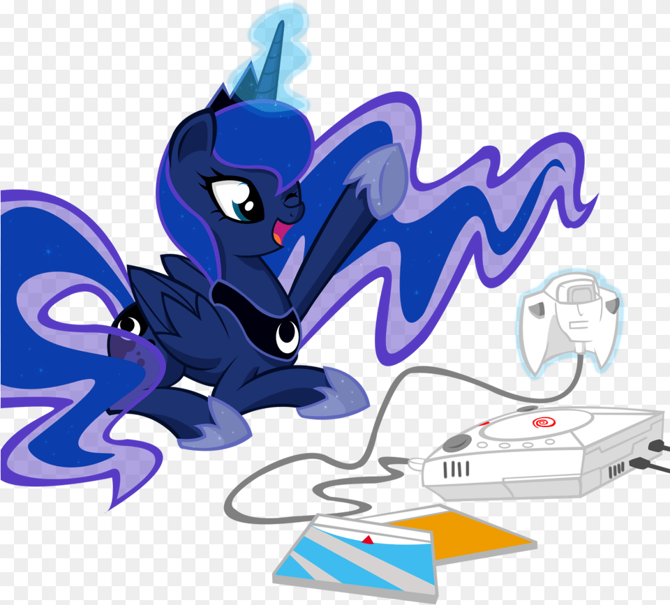 Danmakuman Gamer Luna Princess Luna Safe Sega Dreamcast, Art, Electronics Png