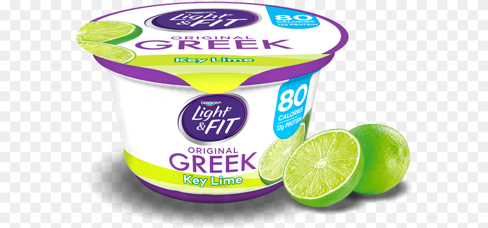 Dannon Light And Fit Strawberry Cheesecake, Citrus Fruit, Produce, Plant, Yogurt Free Png Download