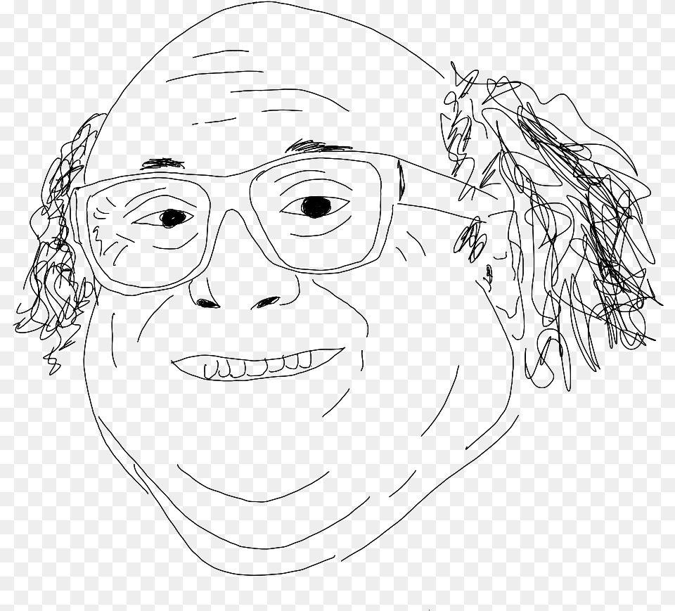 Danny Devito, Art, Drawing, Photography, Person Png