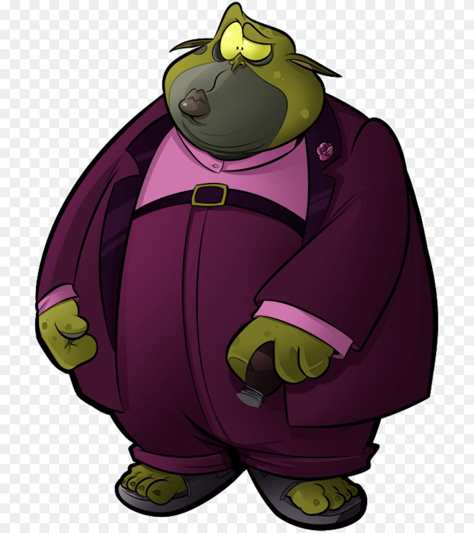 Danny Devito Robert Costanzo Space Jam Alien Boss, Clothing, Coat, Purple, Cartoon Png