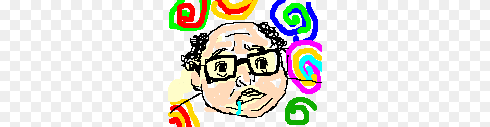 Danny Devito Took Too Much Acid, Art, Baby, Person, Face Free Png