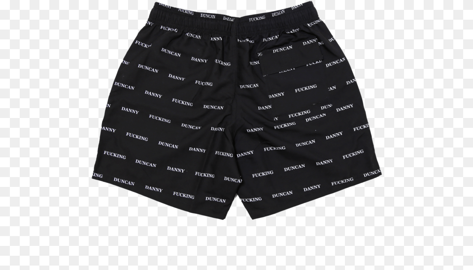 Danny Fucking Duncan Swim Shorts, Clothing, Blackboard, Swimming Trunks Free Transparent Png