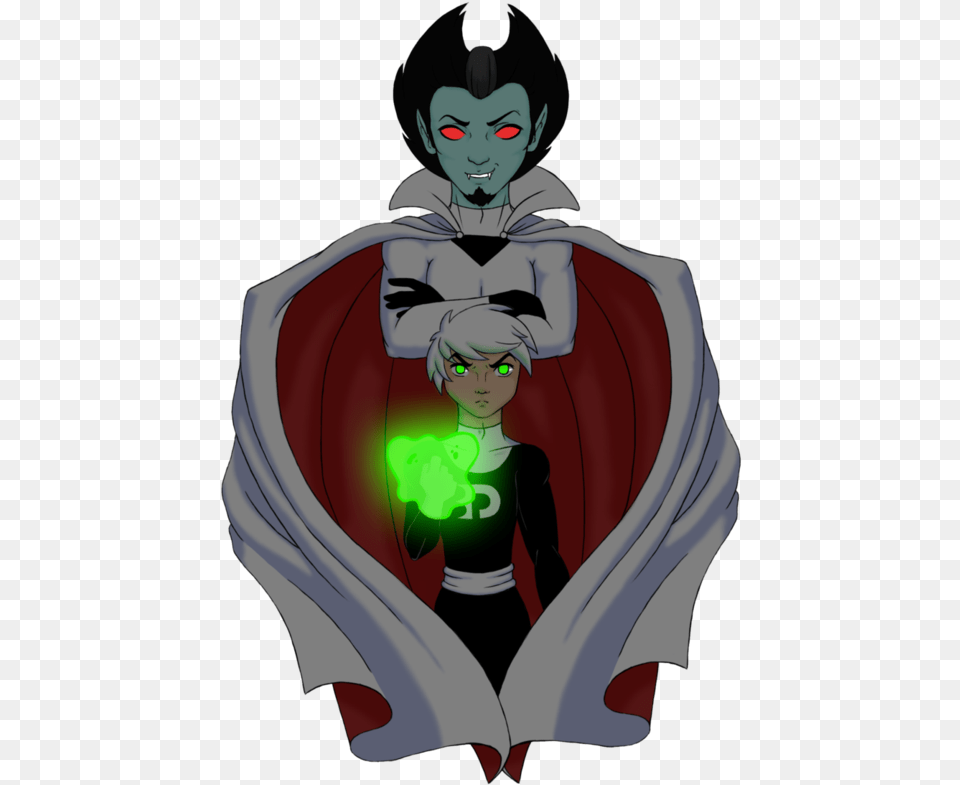 Danny Phantom Vlad Vlad, Cape, Clothing, Person, Face Png Image