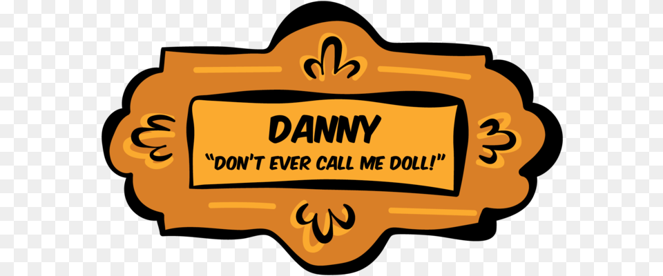 Danny Sign Illustration, Logo, Badge, Symbol, Person Png Image