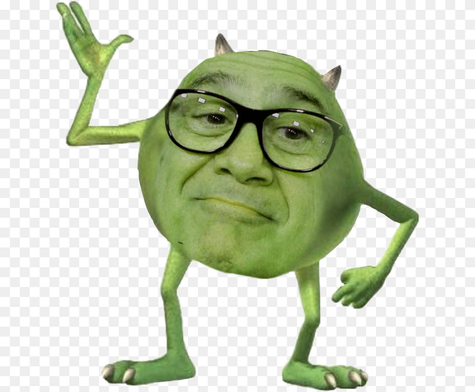 Dannydevito Danny Devito Mikewazowski Mike Wazowski Danny Devito Mike Wazowski, Accessories, Baby, Glasses, Person Png Image