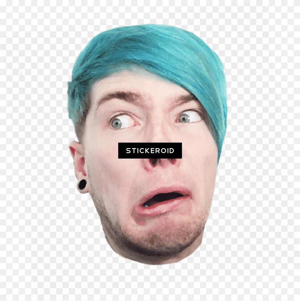 Dantdm Face, Hat, Cap, Clothing, Man Png