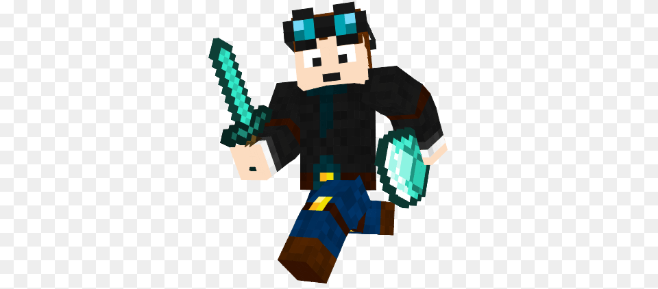 Dantdm Minecraft Transparent, Person Free Png Download