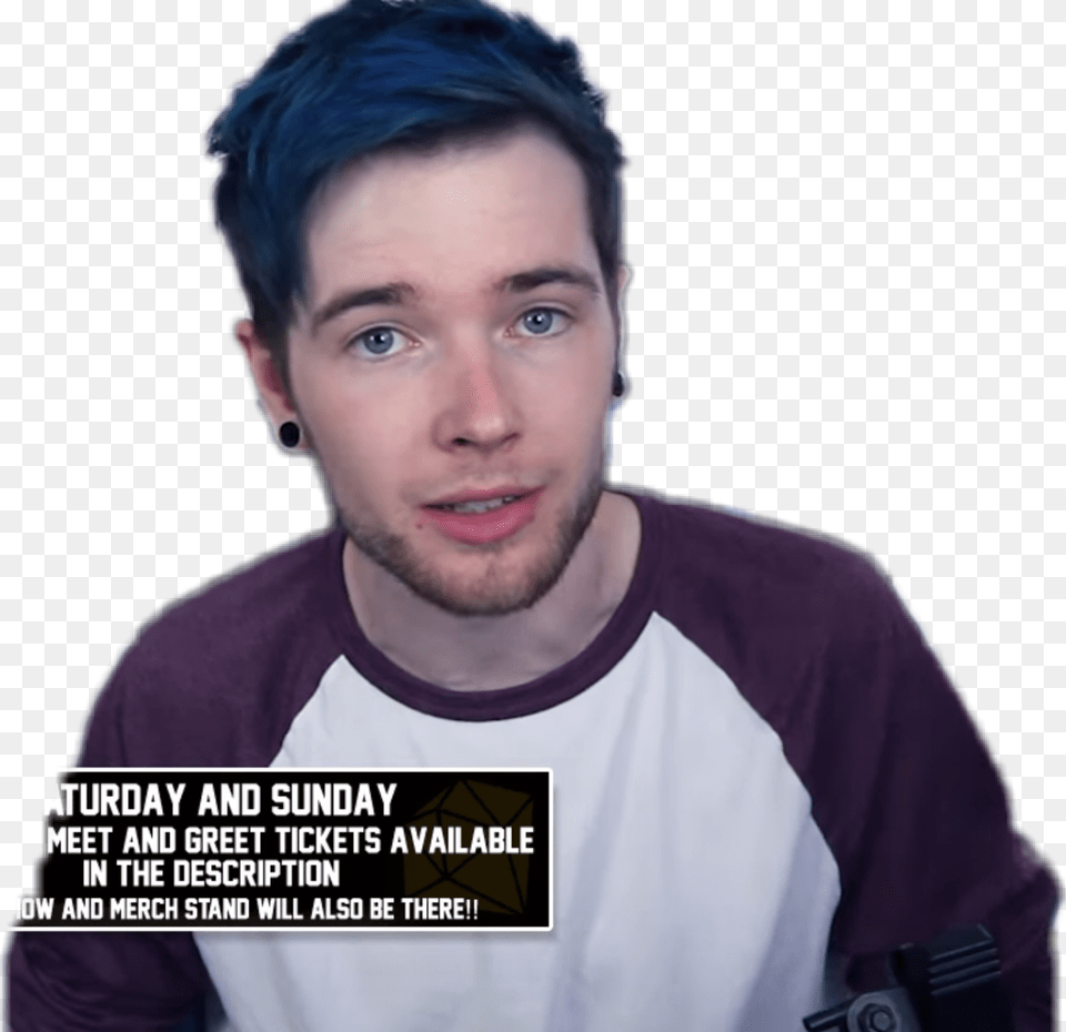 Dantdm Photo Caption, Adult, Face, Head, Male Free Transparent Png