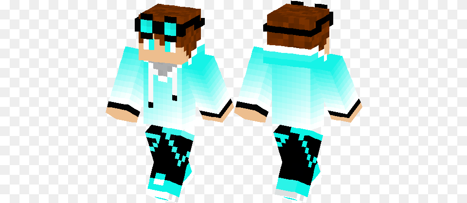 Dantdm Skin Minecraft Skins With Goggles, Person Free Png Download