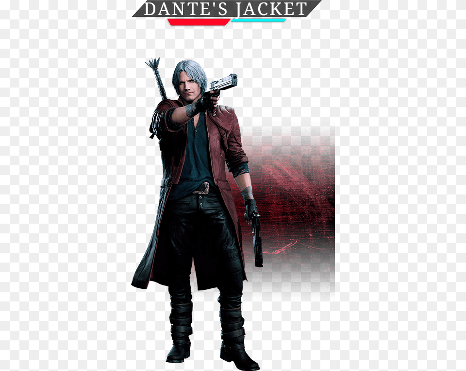Dante Devil May Cry 5, Clothing, Coat, Adult, Person Free Png Download