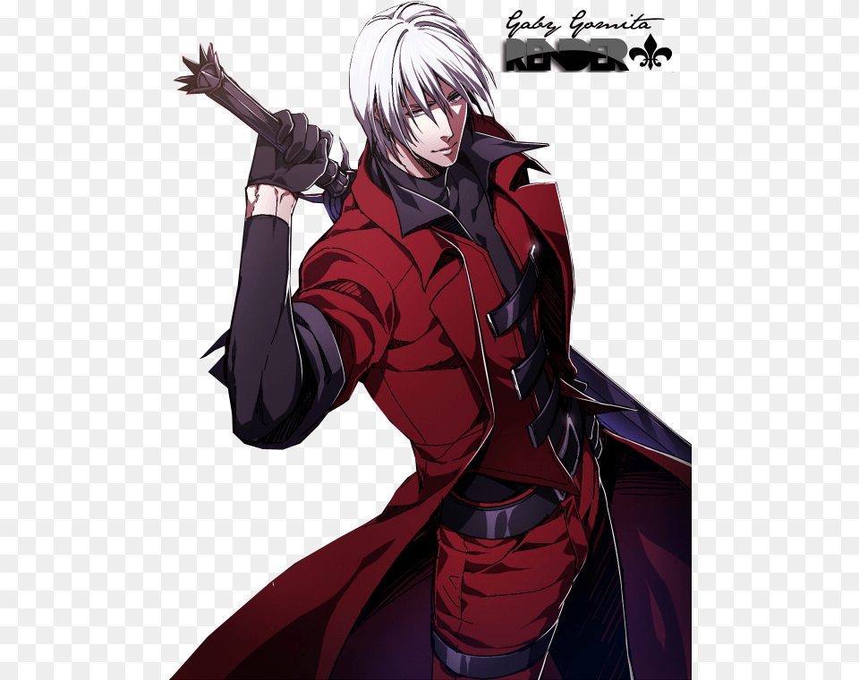 Dante Devil May Cry By Gabygomita D5w4oxb Dante Anime, Publication, Book, Comics, Person Free Transparent Png