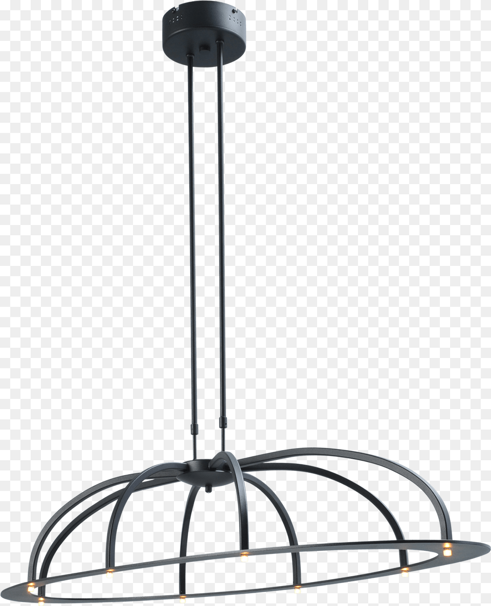 Dante Hl Dante Black Oval 110cm Ceiling Fixture, Light Fixture, Lamp, Chandelier, Ceiling Light Free Png Download