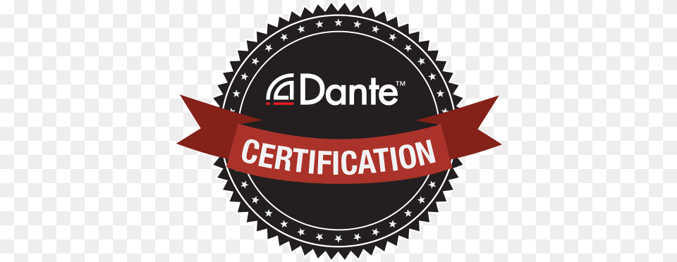 Dante Spoken Here Dante Certification, Logo, Emblem, Symbol, Scoreboard Png