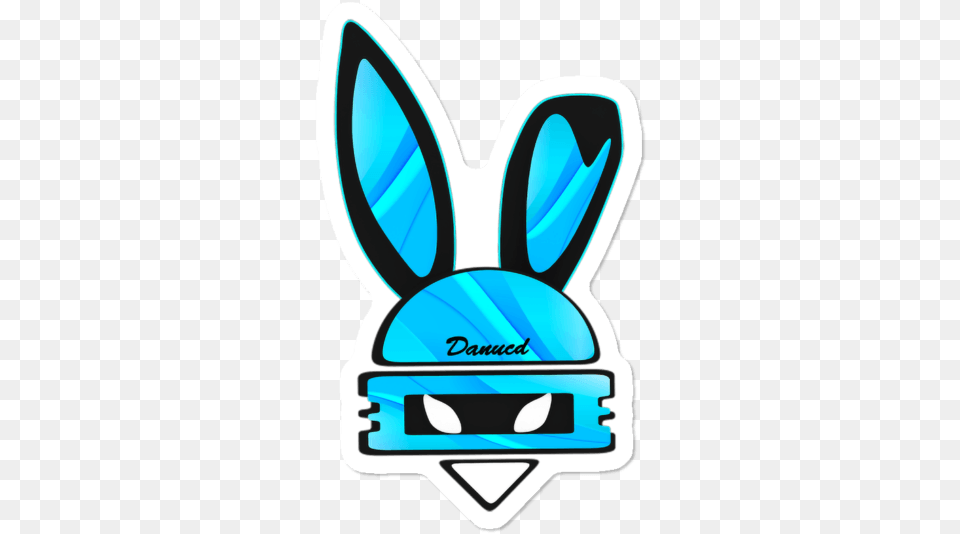 Danucd Bunny Logo Sticker By Design Humans Bunny Logo, Device, Grass, Lawn, Lawn Mower Free Png