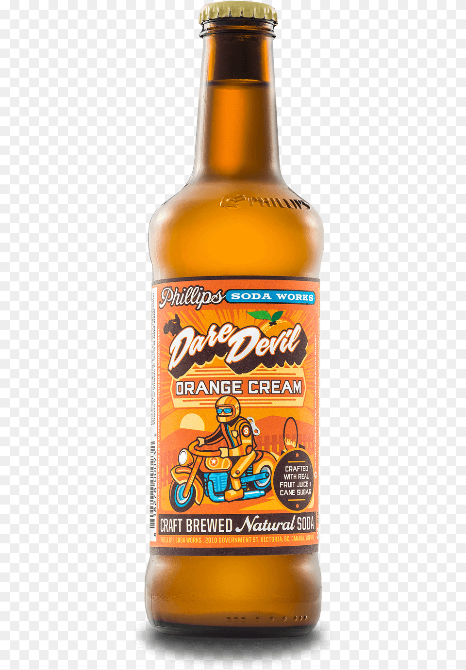 Dare Devil Orange Cream, Alcohol, Beer, Beer Bottle, Beverage Free Png Download