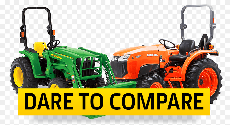 Dare To Compare John Deere Vs Kubota L, Vehicle, Transportation, Tractor, Device Png