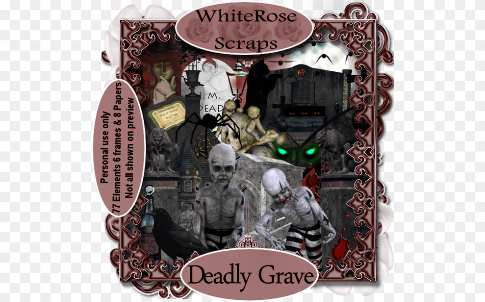 Dare You Enter The Deadly Grave Is Picture Frame, Art, Collage, Adult, Man Free Png