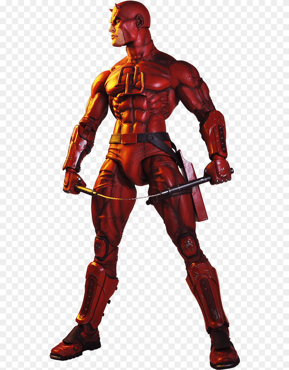 Daredevil 14 Scale Figure, Adult, Male, Man, Person Png Image