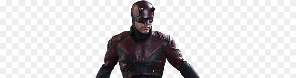 Daredevil 16 Scale Collectible Figure Daredevil, Clothing, Coat, Jacket, Person Free Png