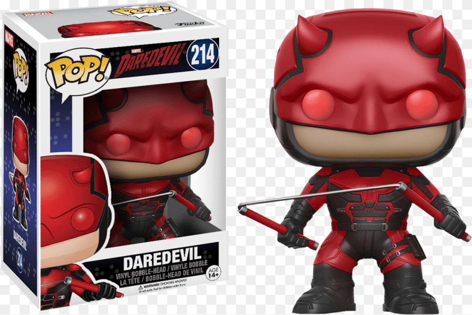 Daredevil Bobble Head Funko Pop Daredevil, Toy, Face, Person, Adult Png Image