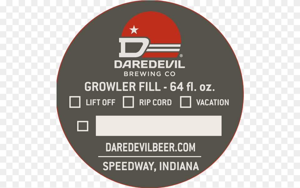 Daredevil Brewing Co Label, Text, Disk, Advertisement, Poster Free Png Download