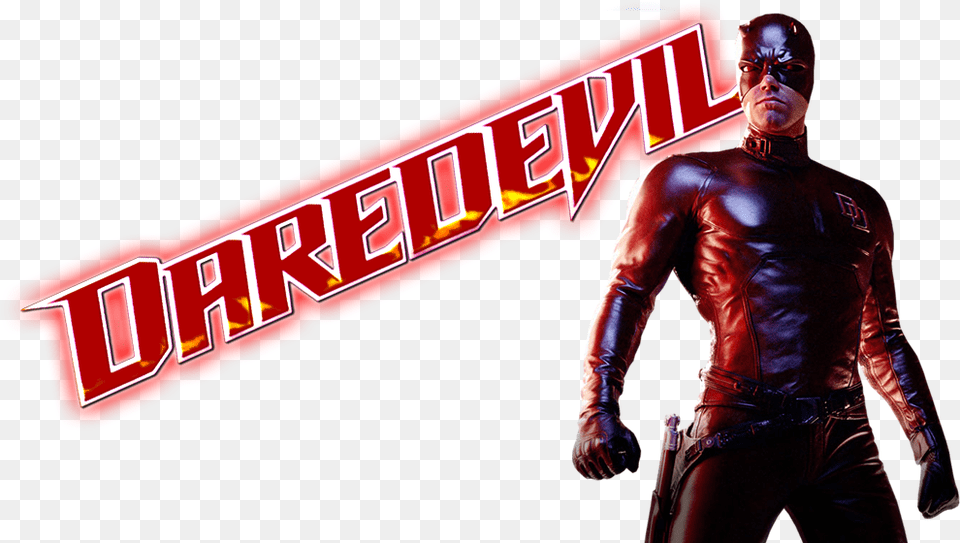Daredevil Daredevil 2003 Logo, Adult, Clothing, Coat, Person Png
