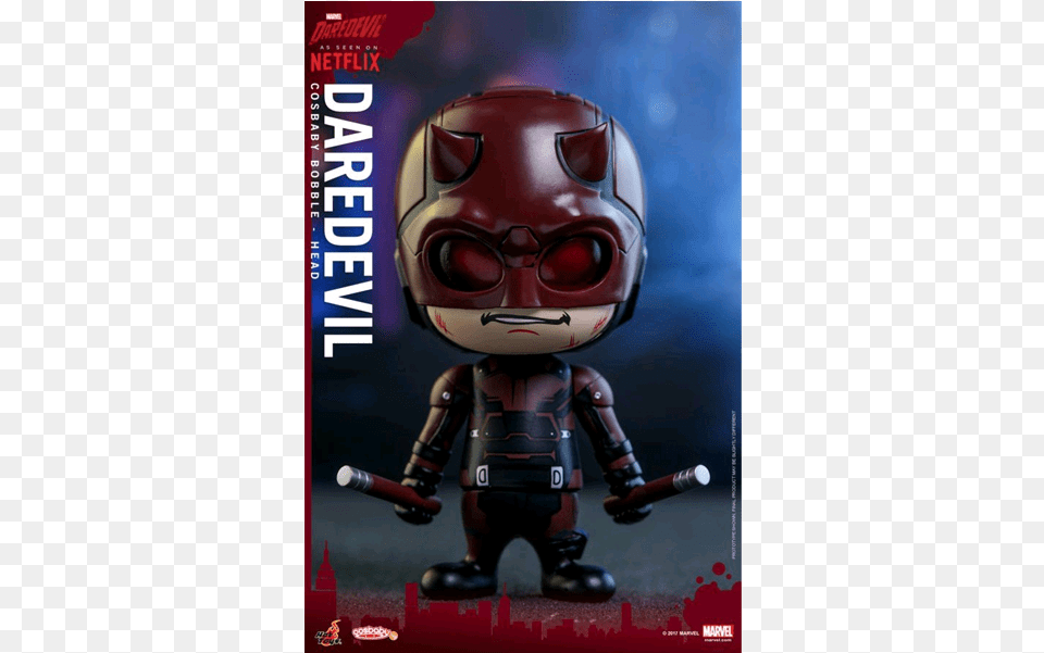 Daredevil Daredevil Cosbaby Hot Toys Cosbaby Daredevil, Person, Head, Robot Free Transparent Png