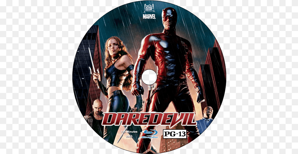 Daredevil Disc Label Daredevil Film, Adult, Male, Man, Person Free Transparent Png
