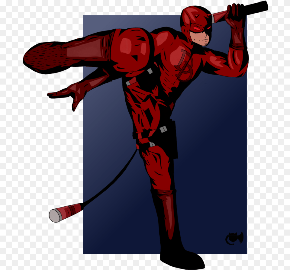 Daredevil Elektra Drawing Art Spider Man, People, Person, Clothing, Costume Png