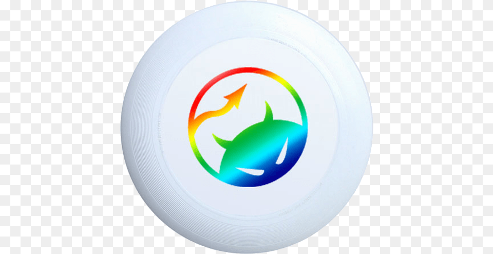 Daredevil Logo Light Rainbow Ultimate Disc Rainbow, Plate, Toy, Frisbee Png Image