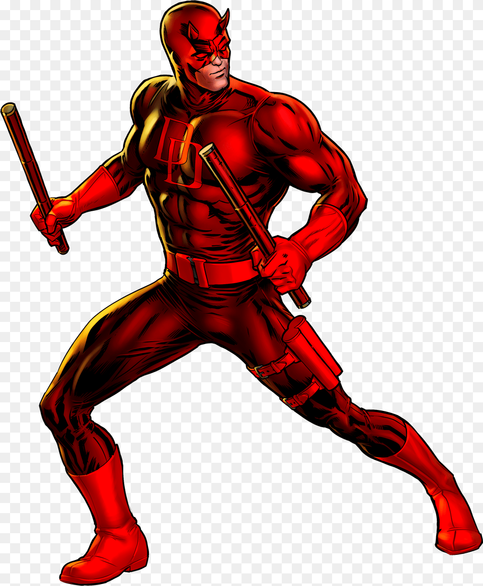 Daredevil Marvel Comic, People, Person, Adult, Male Free Png