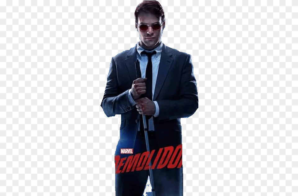 Daredevil Matt Murdock Poster, Accessories, Suit, Microphone, Tie Free Transparent Png