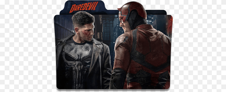 Daredevil Punisher Free Icon Of Daredevil And The Punisher, Clothing, Coat, Jacket, Adult Png Image