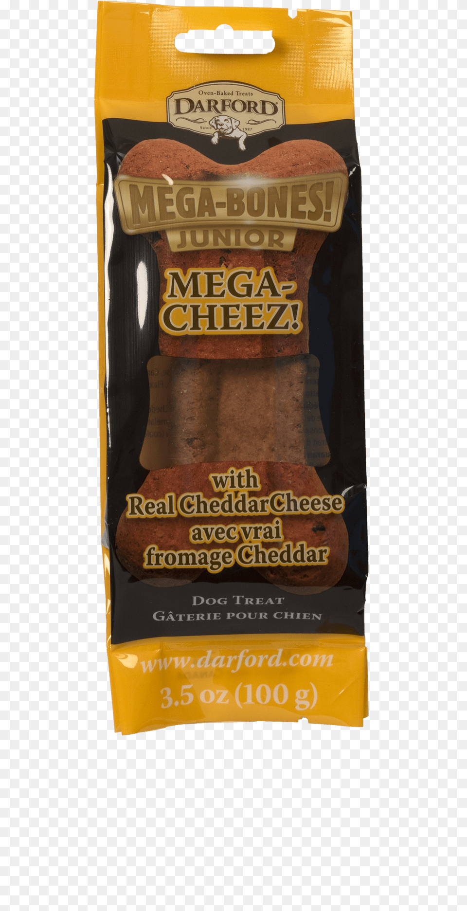 Darford Mega Bones Cheese Jr, Food, Ketchup Free Png