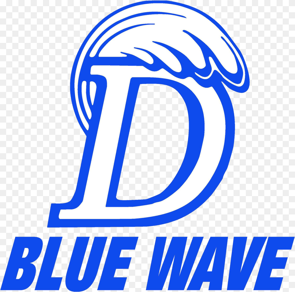 Darien High School Blue Wave, Logo, Text, Number, Symbol Free Png Download