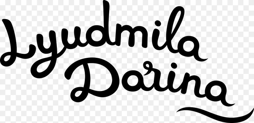 Darina Lyudmila Calligraphy, Handwriting, Text Png