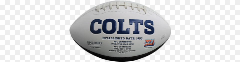 Darius Leonard Signed Indianapolis Colts Logo Football Jsa Beach Rugby, Ball, Rugby Ball, Sport Free Png Download